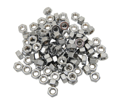 Tuercas hexagonal 1/4"-28 cromo