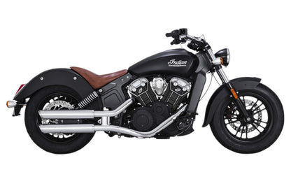 Mofles Vance & Hines Twin Slash 3" cromo Indian Scout 2015 a 2021