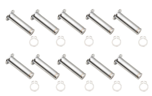 Perno y Seguros de Palanca de Clutch - Cromo