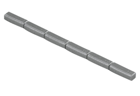 Tiras de 6 plomos adhesivos de 10gr para rueda