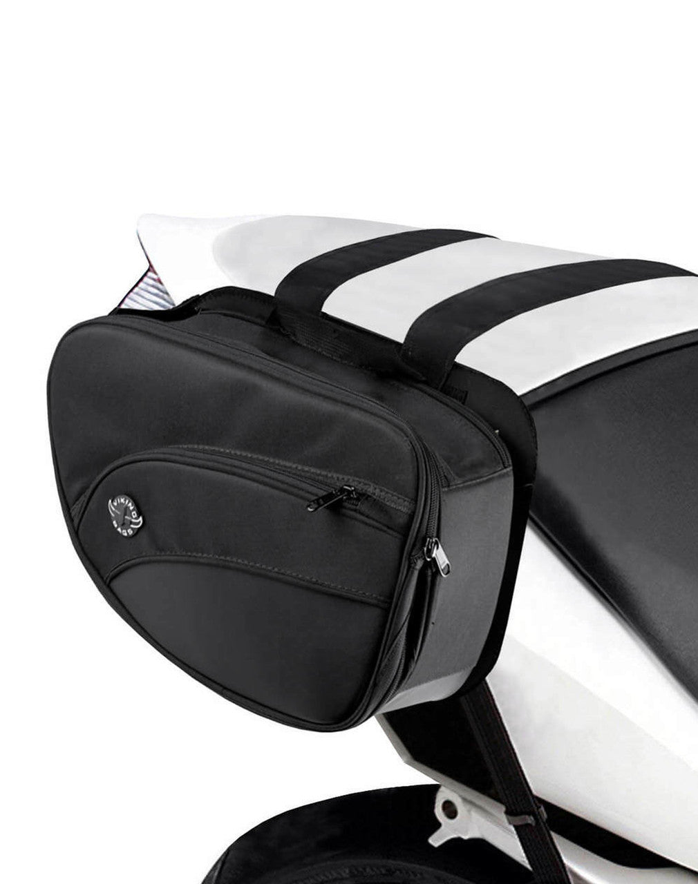 Alforjas Viking Bags Mini Expandibles - Negro - Street/Sportbike