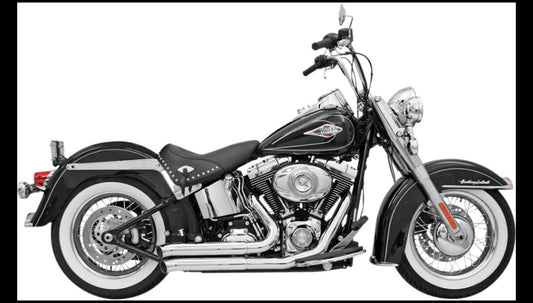 Sistema de escape completo cromo FireSweep 2 a 2 H-D Softail 1986 a 2017