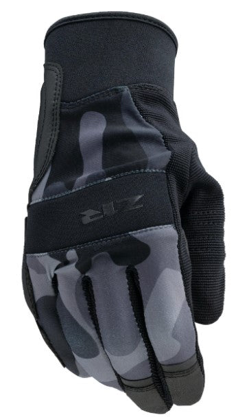 Guantes Z1R Billet - Camuflaje Negro/Gris